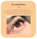 W Shape Eyelash Extensions – 3D Premade Volume Faux Mink Fans for Professionals