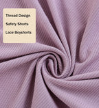 Plus Size Anti-Chafe Shorts – Seamless Lace Underskirt for Summer Comfort