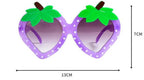 Strawberry Cartoon Sunglasses – Oversized Anti-UV Eyewear for Kids