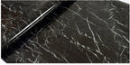 Black Wood Grain PVC Wallpaper – Self-Adhesive Film for Kitchen Cabinets
