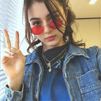 Retro Small Oval Sunglasses – UV400 Gradient Mirror Shades for Festival Wear