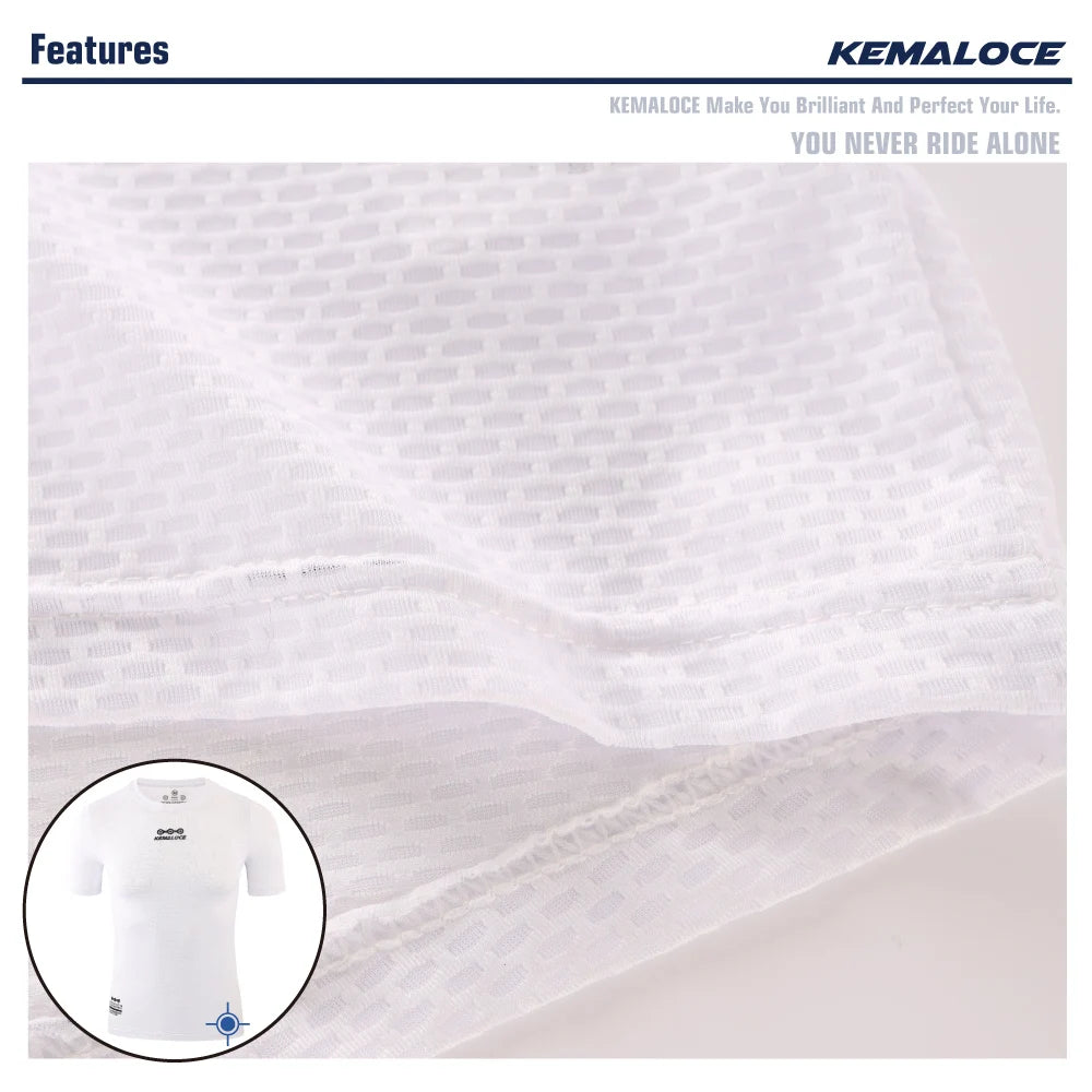 Breathable Mesh Cycling Base Layer – Short Sleeve Undershirt for MTB Biking