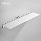 Aluminum Wall Storage Shelf – Bathroom Mirror Organizer for Shower Room