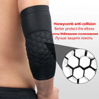 Honeycomb Compression Elbow Pads – Protective Arm Sleeves for Basketball