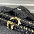 Large PU Leather Makeup Case – Professional Storage for Travel and Cosmetics