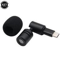 Portable Mini Microphone – 3.5mm Type-C Flexural Mic for Phone and Laptop