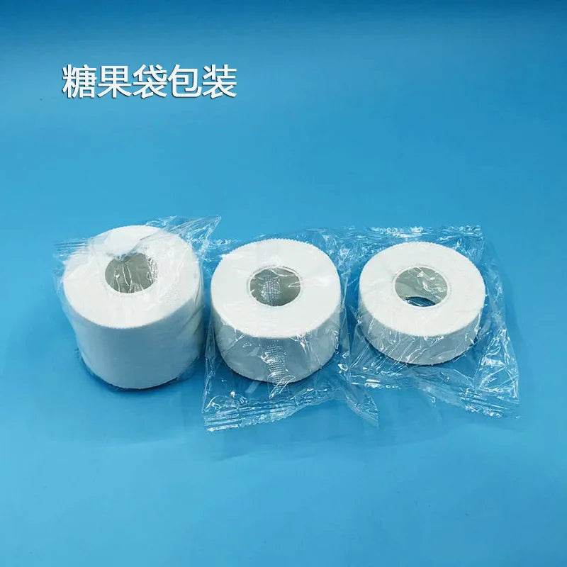 White Cotton Athletic Tape – Adhesive Sport Bandage for Muscle Support