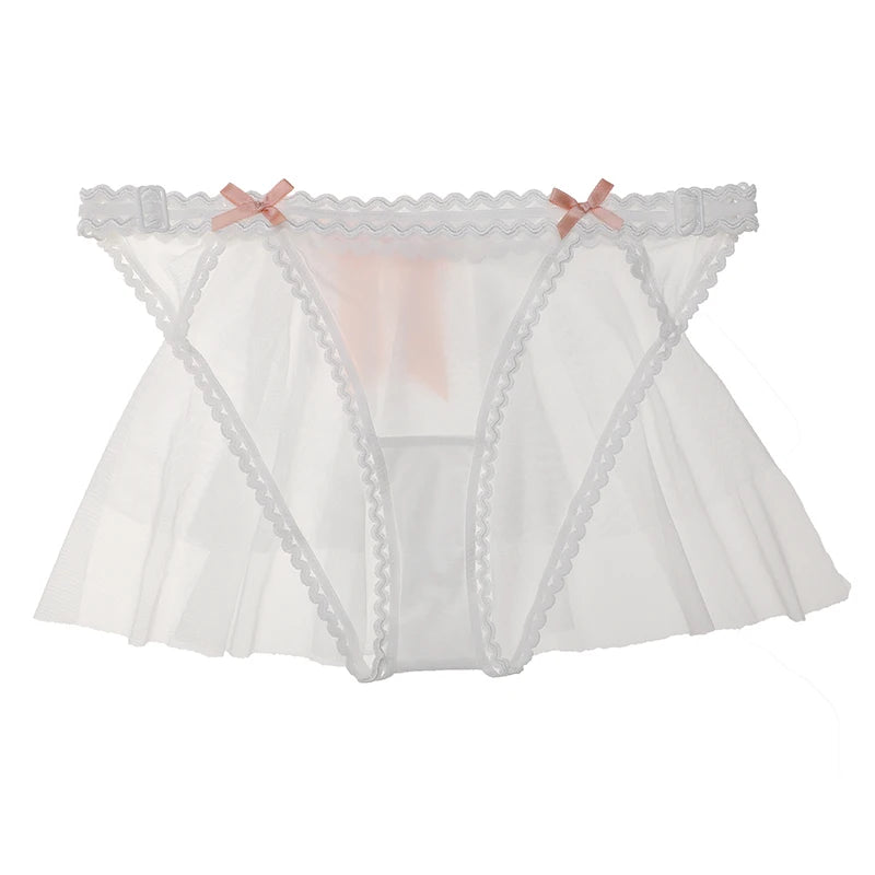 Lace Mesh Thong – Transparent Floral Lingerie for Sexy Occasions