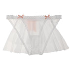 Lace Mesh Thong – Transparent Floral Lingerie for Sexy Occasions