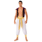 Arabian Prince Costume – Men’s Aladdin Cosplay Outfit for Halloween