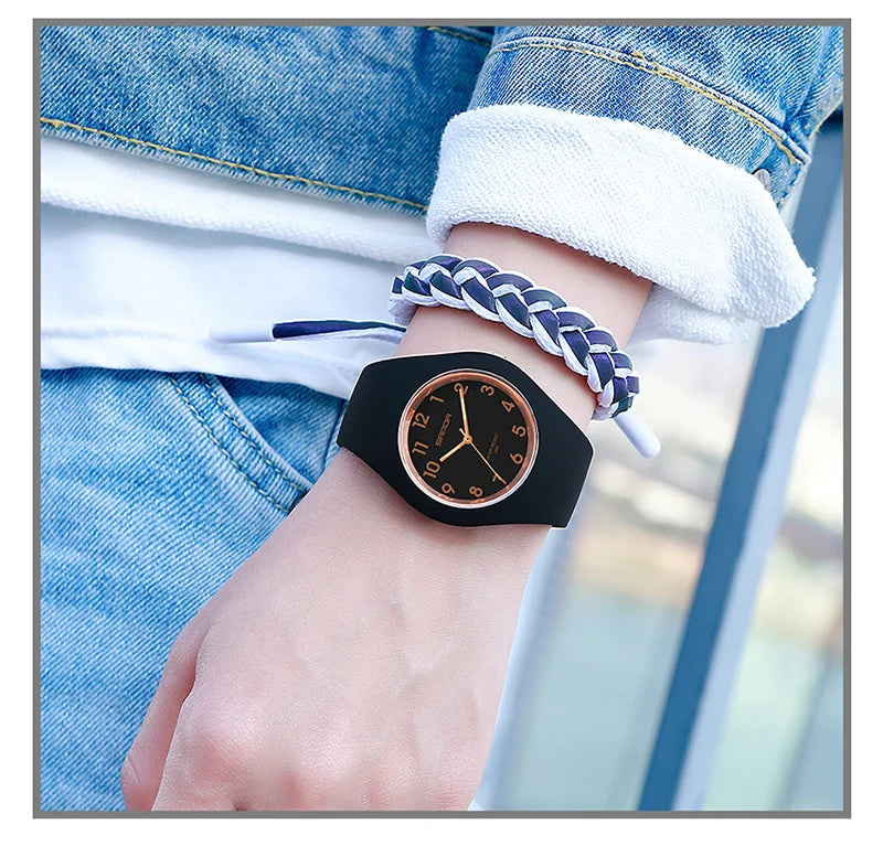 Ultra-thin Quartz Women's Watch – Minimalist Luxury Waterproof Wristwatch