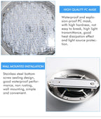 RGB LED Swimming Pool Lamp – Stainless Steel Waterproof Light for Underwater