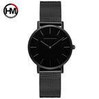 Rose Gold Stainless Steel Watch – Japan Quartz Waterproof for Ladies