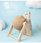 Sisal Rope Scratching Ball – Interactive Claw Grinder for Cat Exercise