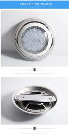 RGB LED Swimming Pool Lamp – Stainless Steel Waterproof Light for Underwater