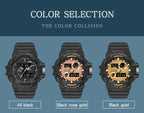 Digital Sports Watch – Waterproof LED Military Timepiece for Outdoor Men