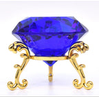 Clear Crystal Diamond Ornament – Glass Home Decor for Wedding and Gifts