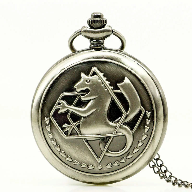 Fullmetal Alchemist Pocket Watch – Edward Elric Quartz Cosplay Accessory