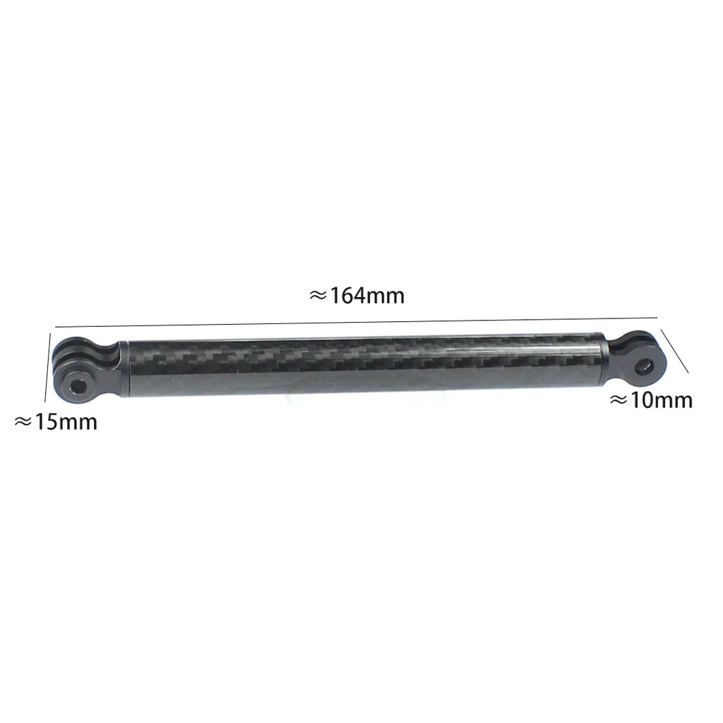 Carbon Fiber Helmet Extension Arm – Selfie Mount for GoPro and Insta360