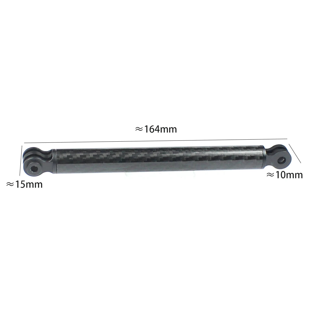 Carbon Fiber Helmet Extension Arm – Selfie Mount for GoPro and Insta360