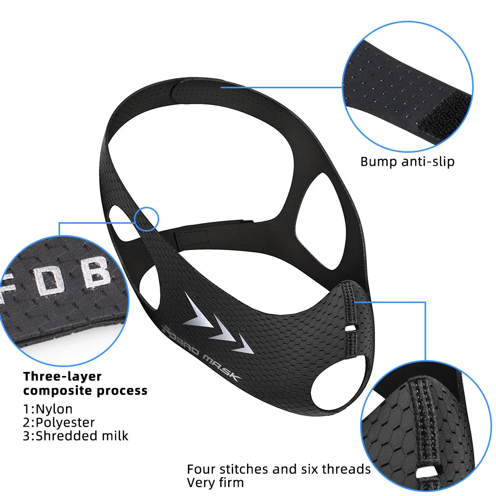 Elevation Training Mask – Black Fitness Gear for Running and Gym Workouts