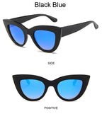 Retro Cat Eye Sunglasses – Oversized Plastic Frames for Women Fashion
