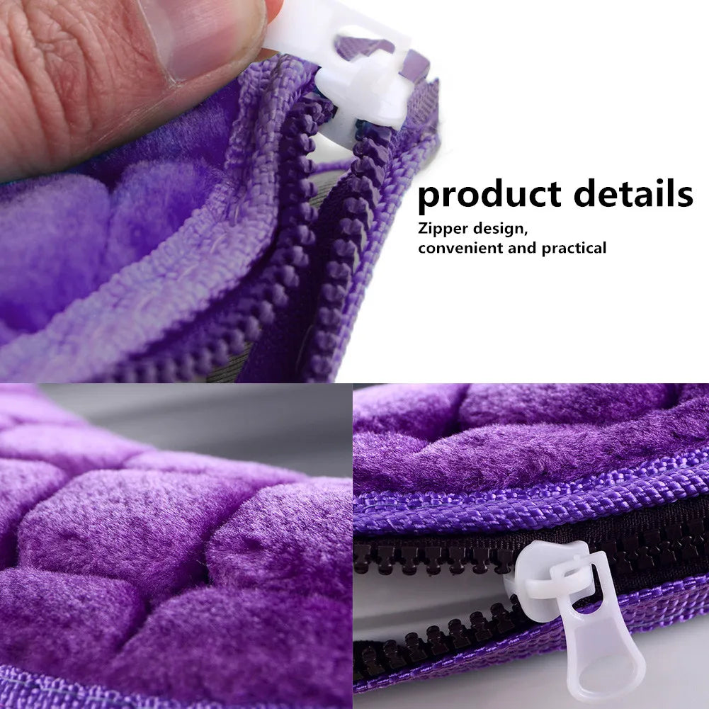 Plush Toilet Seat Cover – Soft Warm O-Shaped Cushion for Winter Bathroom
