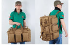 55L Tactical Duffel Backpack – Large Men's Bag for Hiking Travel and Gym