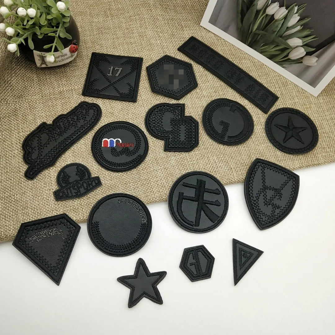 Self-Adhesive PU Leather Patches – Round Repair Appliques for Clothing and Bags