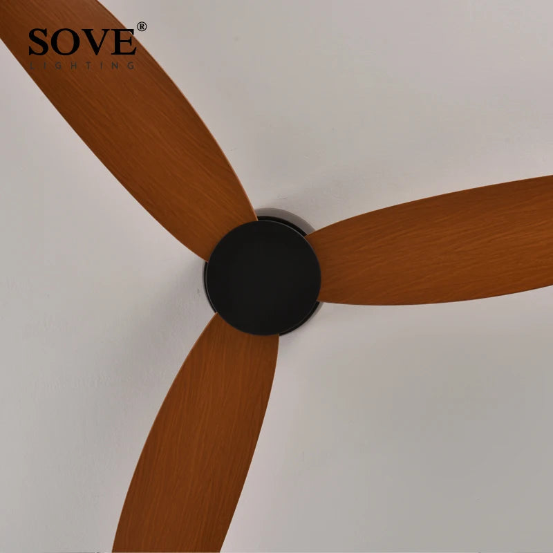 Modern DC Motor Ceiling Fan – Low Profile Minimalist for Home Decor