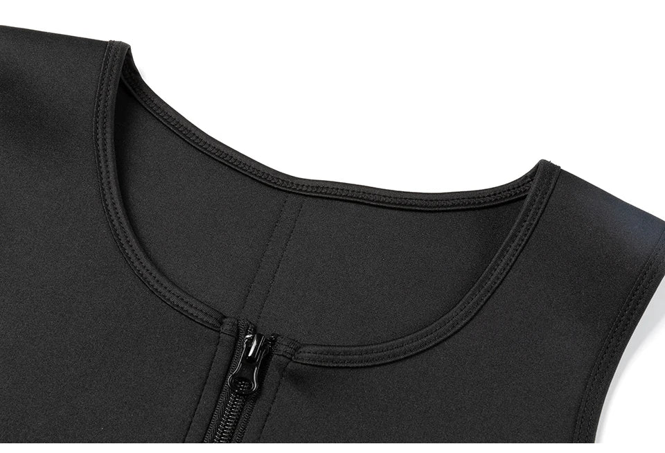 Men Sweat Sauna Vest – Neoprene Body Shaper for Gym Weight Loss