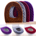 Plush Toilet Seat Cover – Soft Warm O-Shaped Cushion for Winter Bathroom