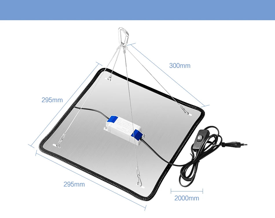 Full Spectrum LED Grow Light – Quantum Board for Indoor Plant Hydroponics
