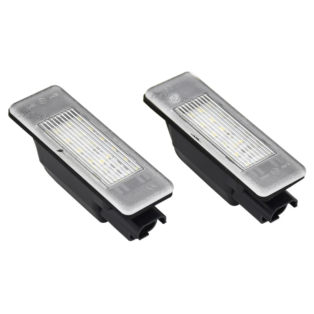 LED License Plate Lights – Bright Number Tag Lamps for Peugeot Vehicles