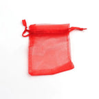 Organza Drawstring Pouches – Sheer Jewelry Gift Bags for Wedding Party Favors
