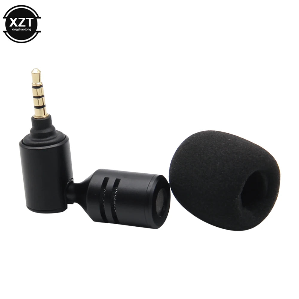 Portable Mini Microphone – 3.5mm Type-C Flexural Mic for Phone and Laptop