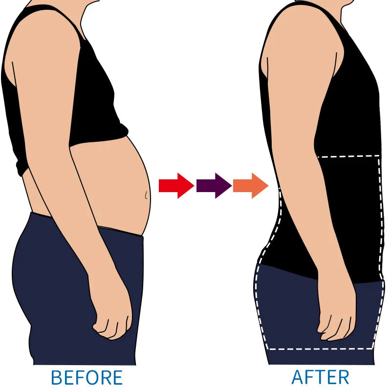 Men Tummy Control Shapewear – High Waist Compression Briefs for Body Slimming