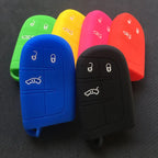 Silicone Car Key Case – Protective Fob Cover for Jeep and Chrysler Vehicles