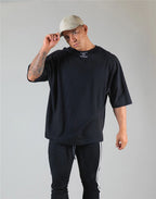 Cotton Gym T-Shirt – Short Sleeve for Men Workout Training Fitness