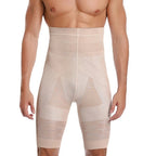 Compression Waist Trainer Shorts – Slimming Body Shaper for Men