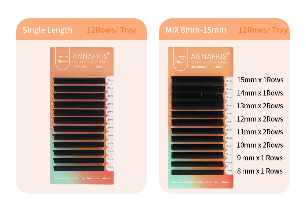 Easy Fanning Volume Lashes – Premium Matte Soft Extensions for Eyelash Artistry