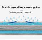 Moisture-Wicking Elastic Sweatband – Breathable Headband for Gym and Sports
