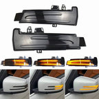 Dynamic LED Side Mirror Indicators – Sequential Turn Signals for Mercedes Benz