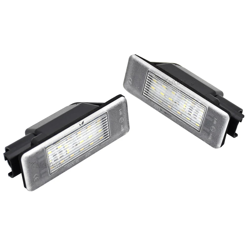 LED License Plate Lights – Bright Number Tag Lamps for Peugeot Vehicles