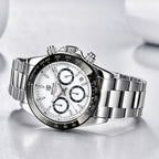 BENYAR Stainless Steel Chronograph Watch – Luxury Quartz for Men