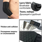 Honeycomb Compression Elbow Pads – Protective Arm Sleeves for Basketball