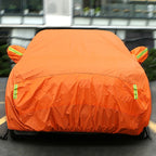 Universal Orange Car Cover – Waterproof UV Protection for Outdoor Storage