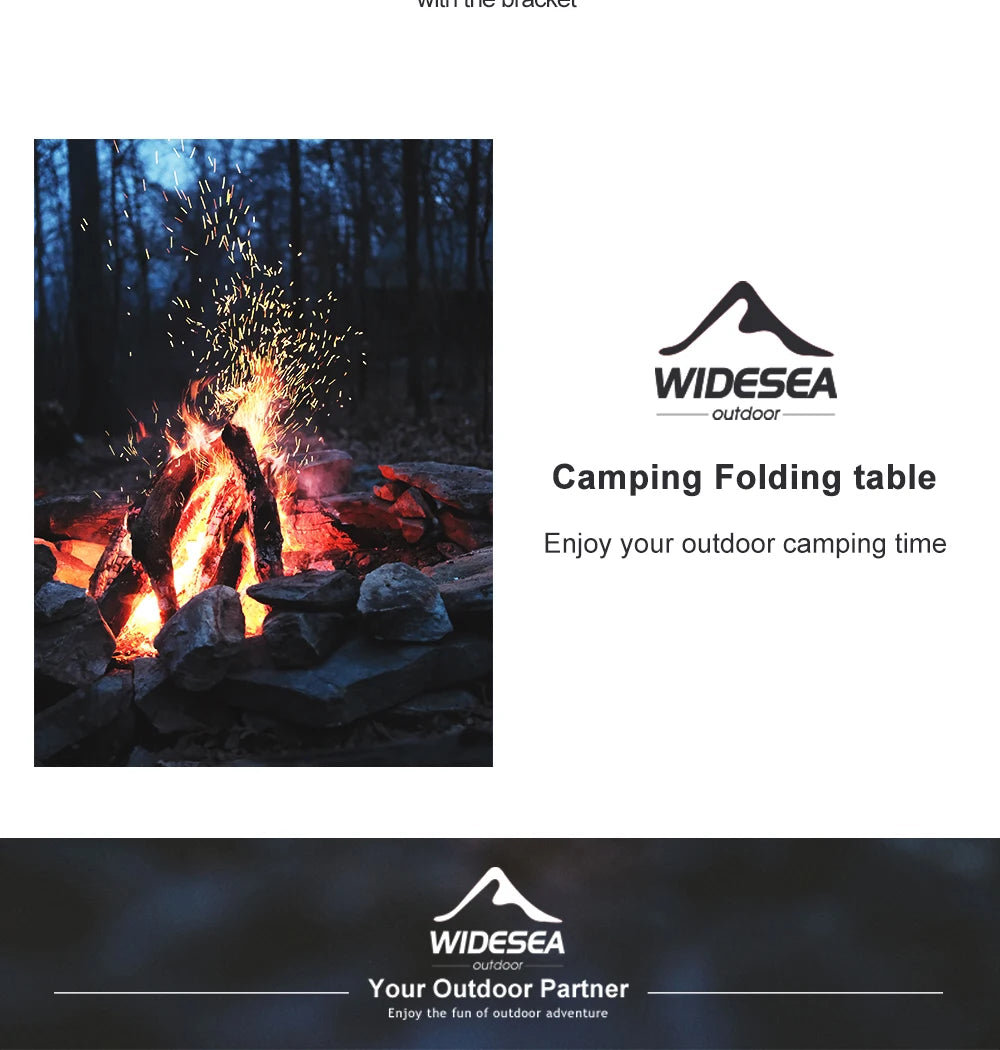 Portable Folding Camping Table – Lightweight Aluminum Desk for Outdoor Picnic