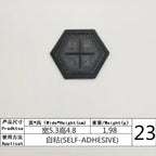 Self-Adhesive PU Leather Patches – Round Repair Appliques for Clothing and Bags