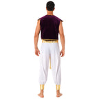 Arabian Prince Costume – Men’s Aladdin Cosplay Outfit for Halloween